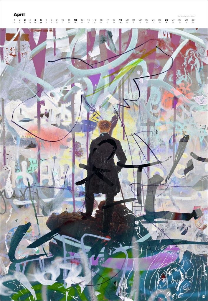 Weitere Ansicht: Konrad Art Remix Posterkalender 2026 | Günter Konrad