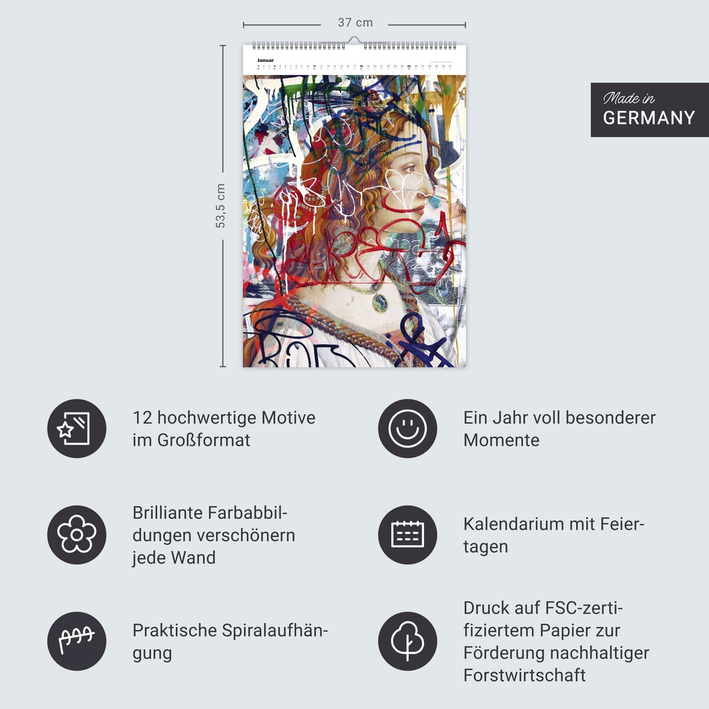 Weitere Ansicht: Konrad Art Remix Posterkalender 2026 | Günter Konrad