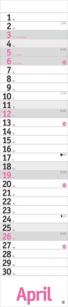 Weitere Ansicht: Langplaner, pink 2026