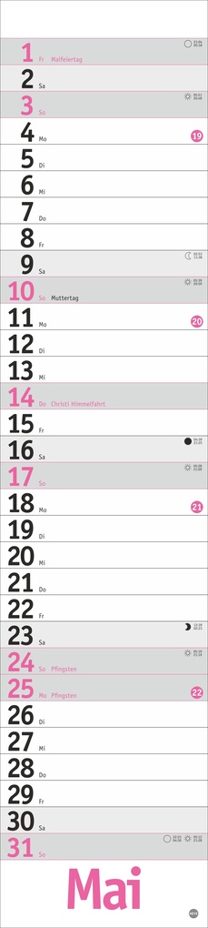 Weitere Ansicht: Langplaner, pink 2026