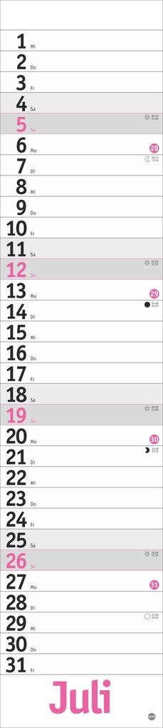 Weitere Ansicht: Langplaner, pink 2026