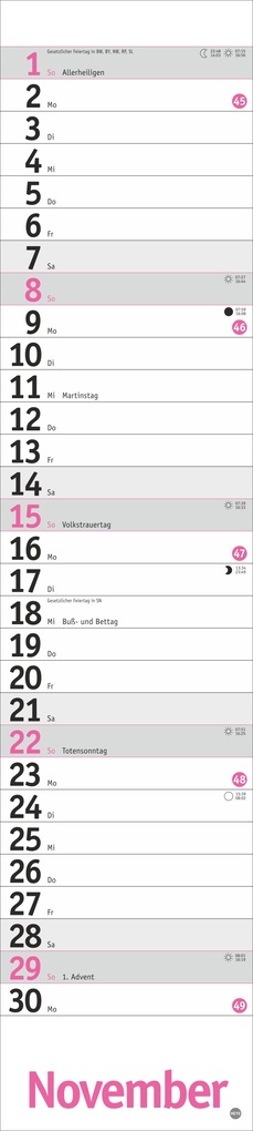 Weitere Ansicht: Langplaner, pink 2026