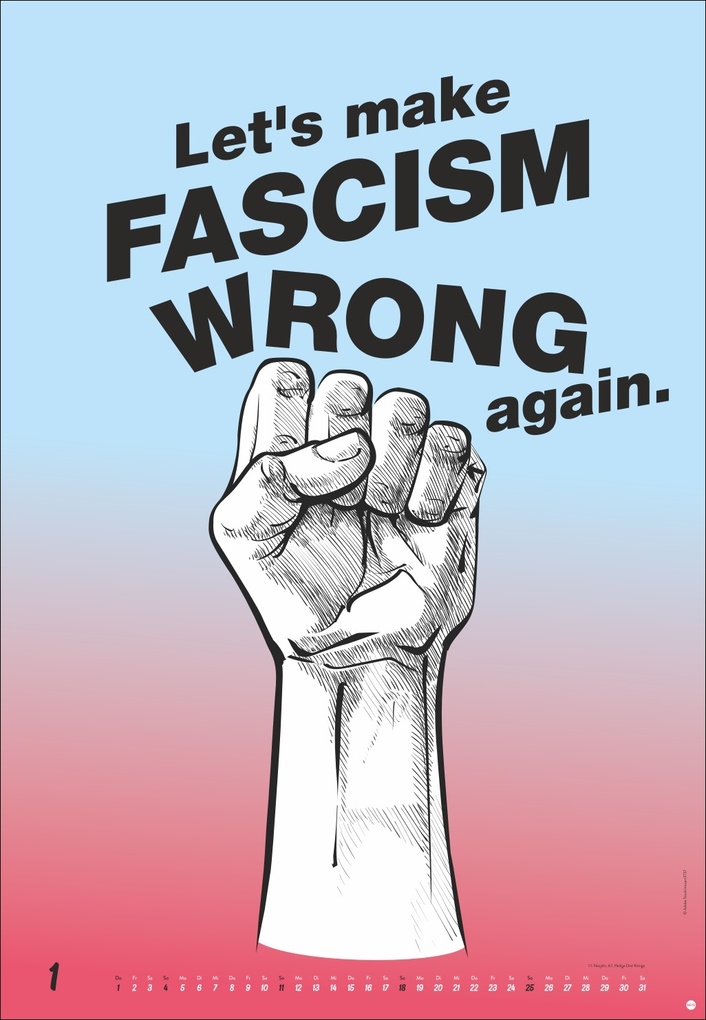 Weitere Ansicht: Fight for your Rights Posterkalender 2026
