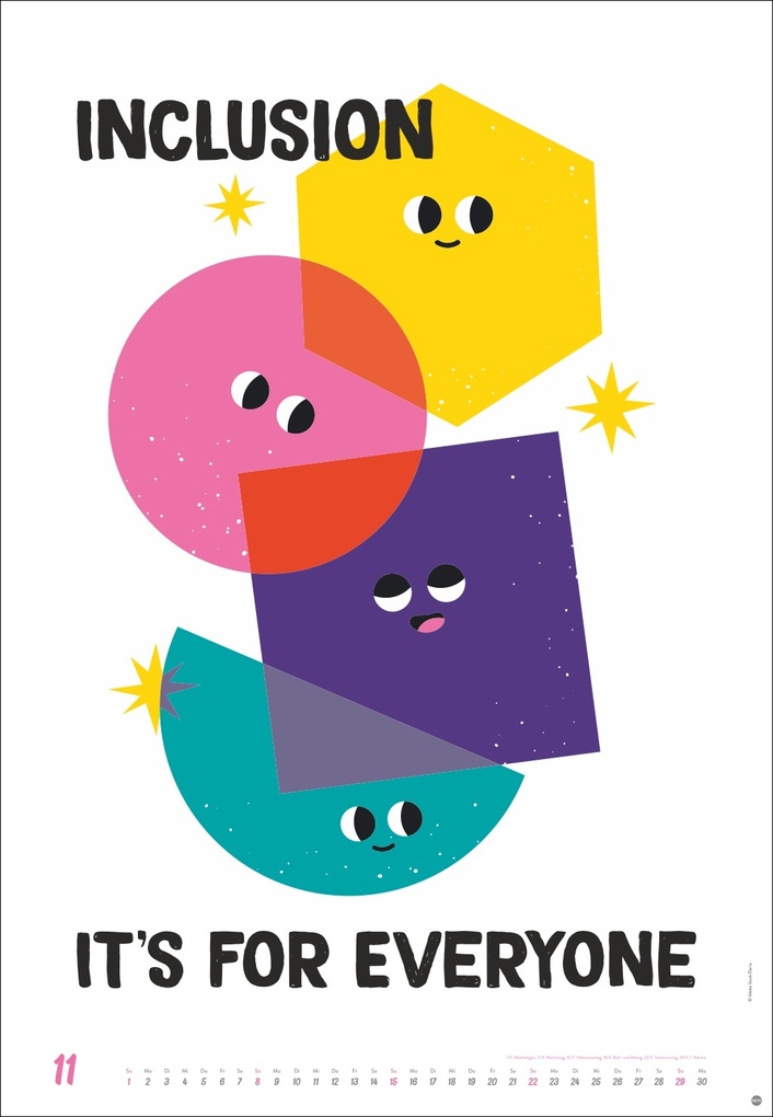 Weitere Ansicht: Fight for your Rights Posterkalender 2026