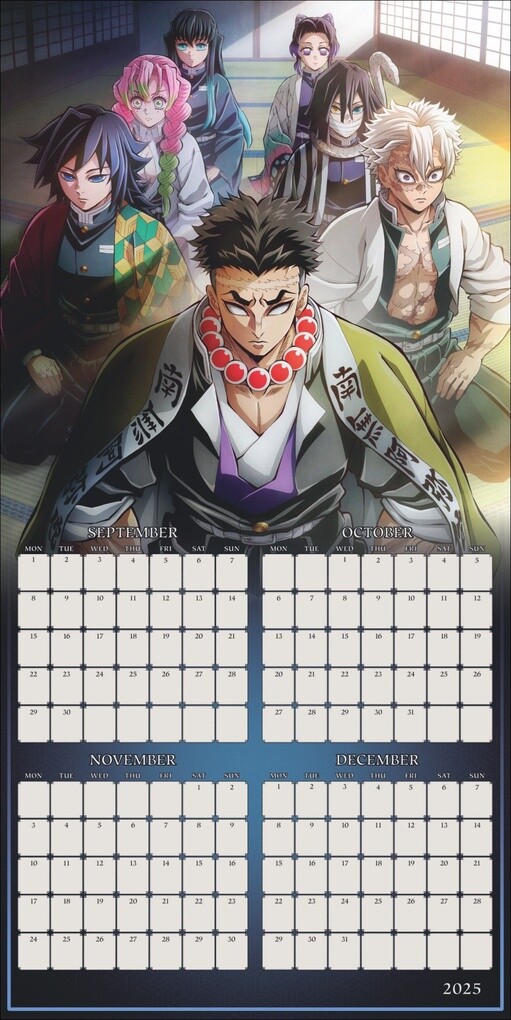 Weitere Ansicht: Demon Slayer Broschurkalender 2026