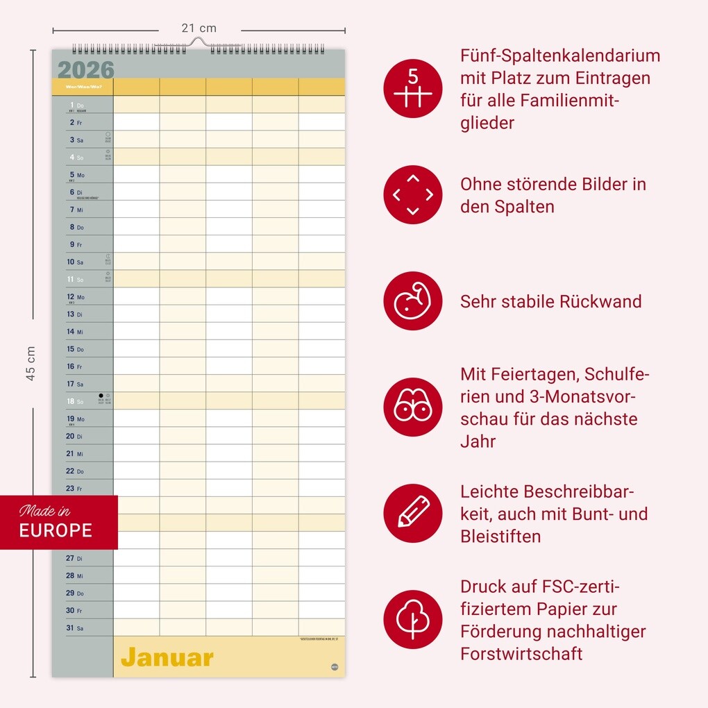 Weitere Ansicht: Allroundplaner 2026