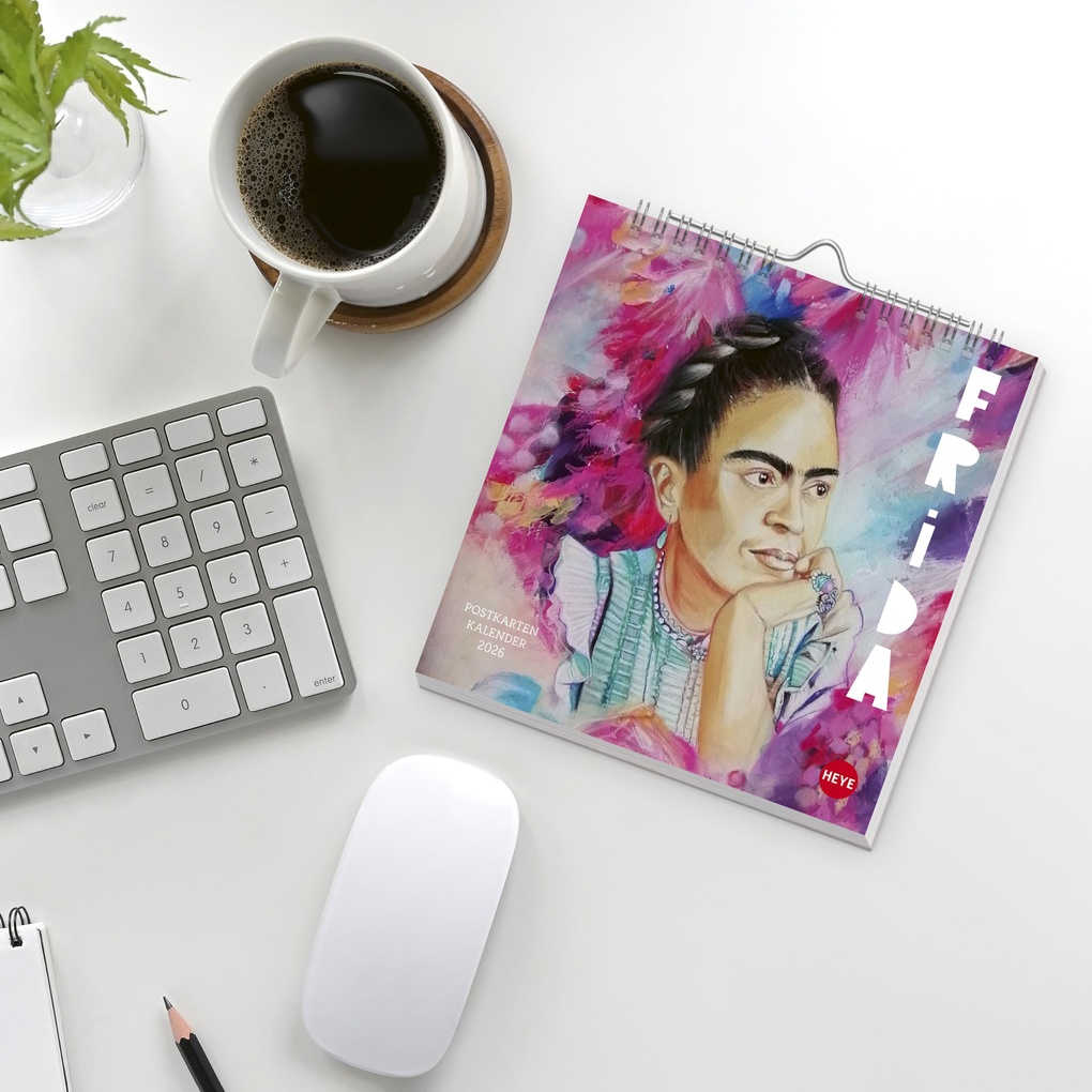 Weitere Ansicht: Frida Postkartenkalender 2026