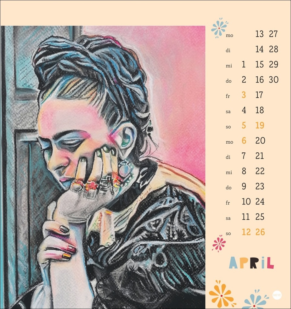 Weitere Ansicht: Frida Postkartenkalender 2026