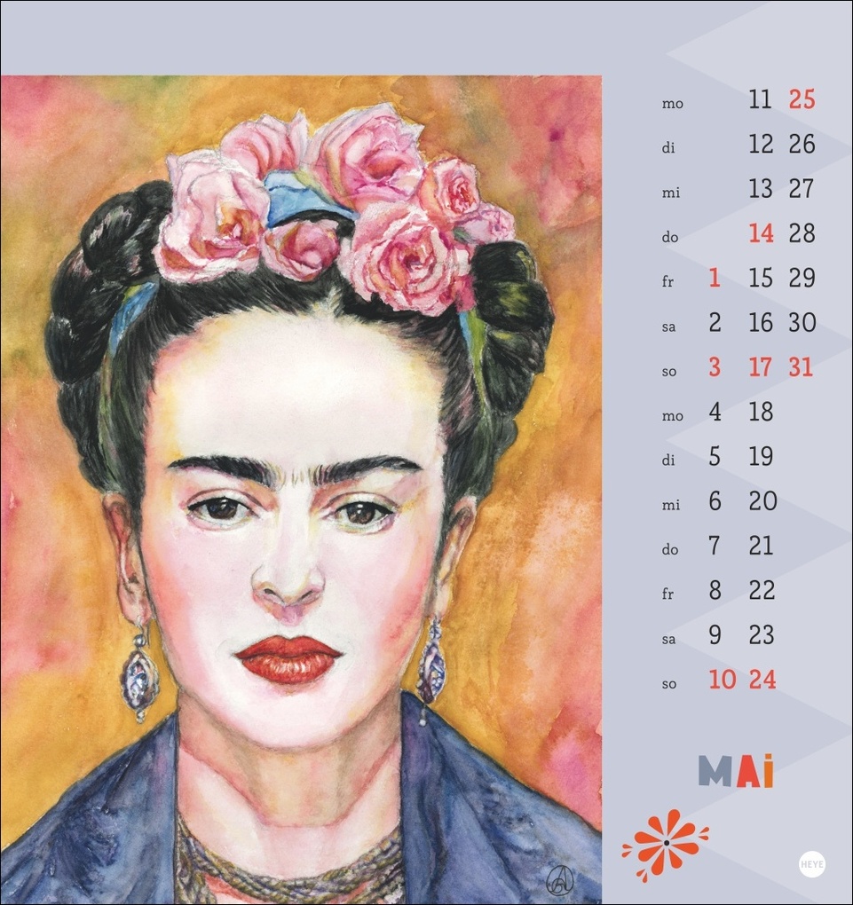 Weitere Ansicht: Frida Postkartenkalender 2026