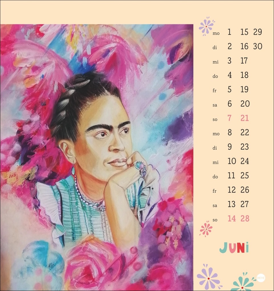 Weitere Ansicht: Frida Postkartenkalender 2026