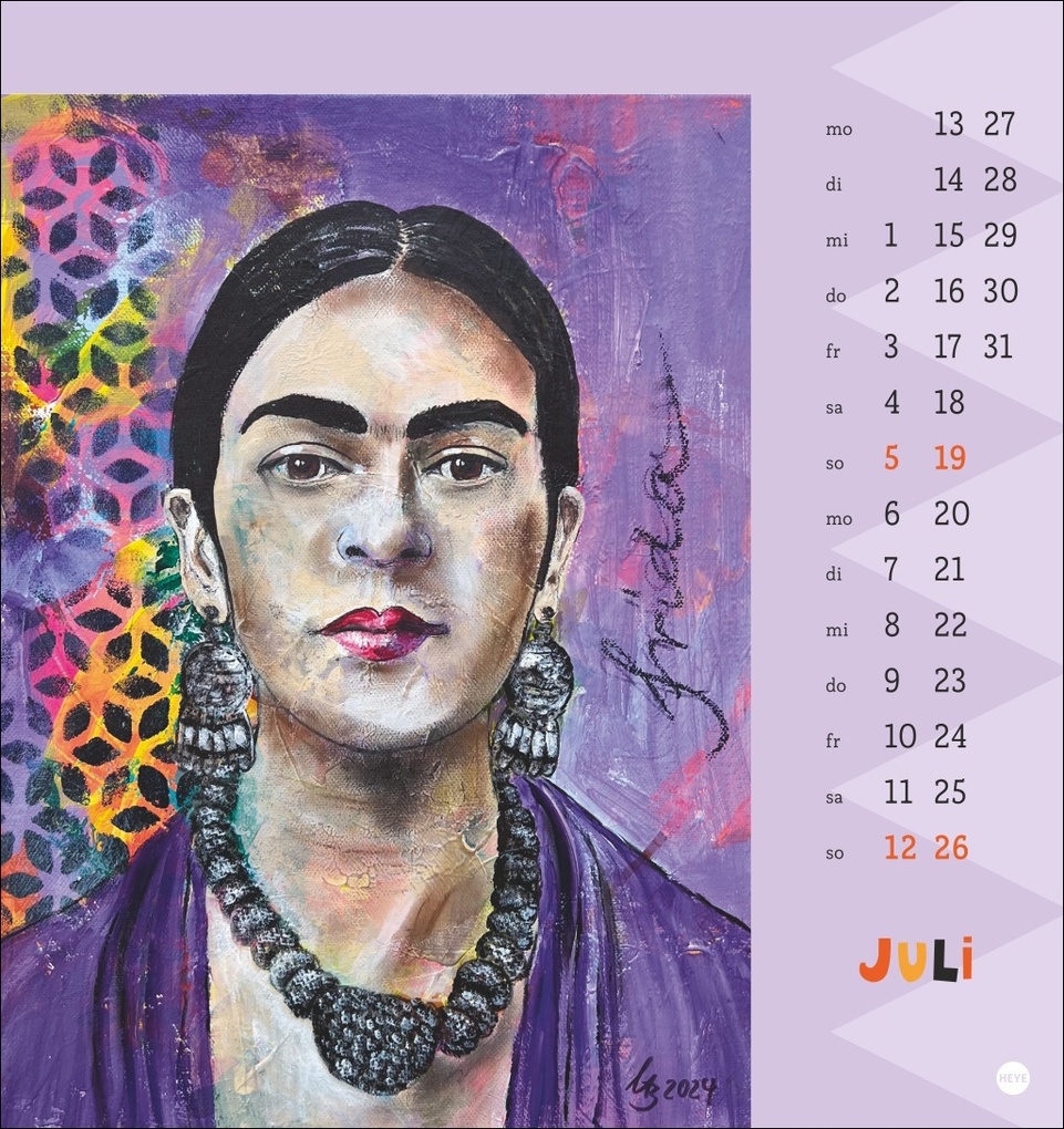 Weitere Ansicht: Frida Postkartenkalender 2026
