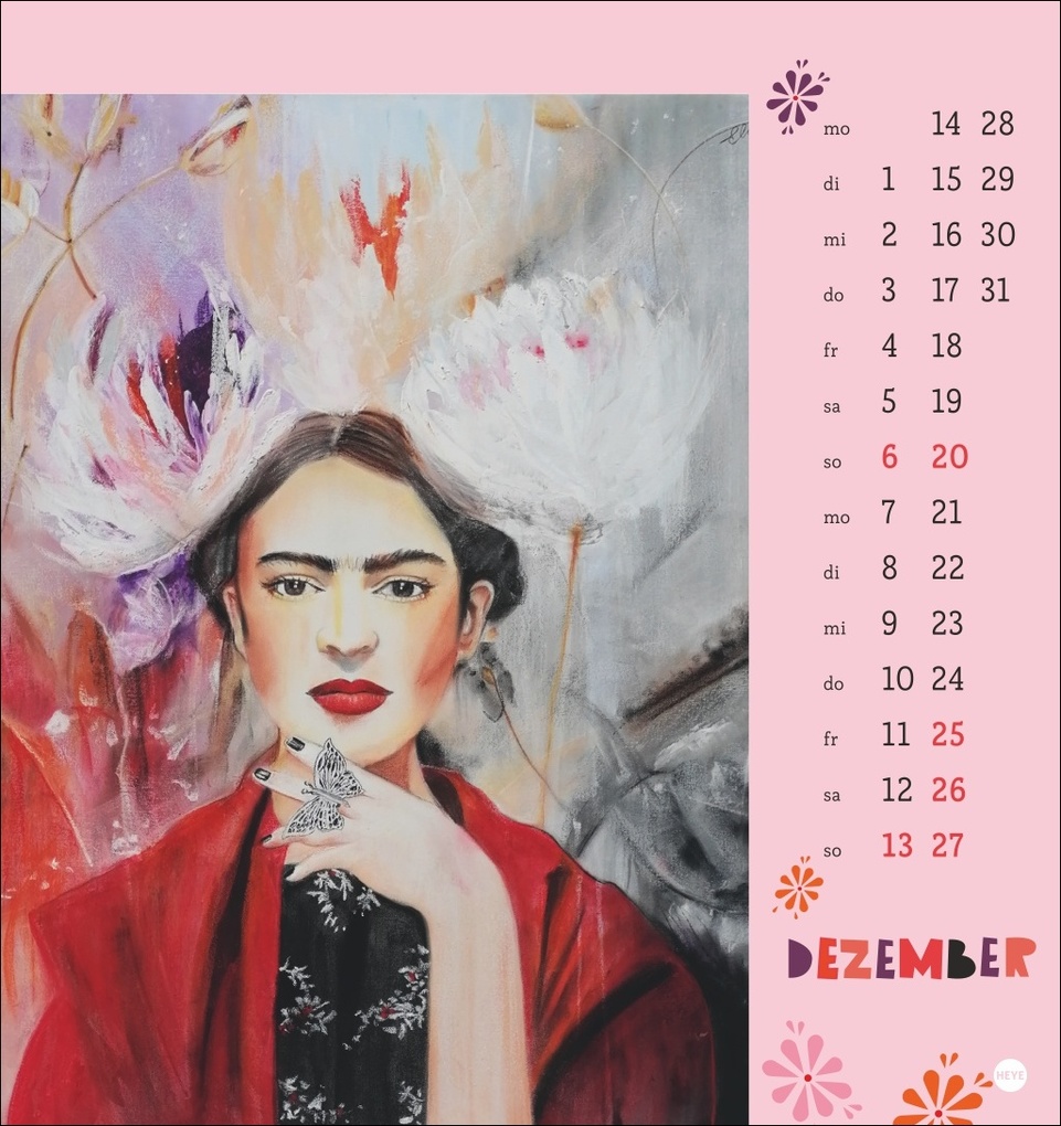 Weitere Ansicht: Frida Postkartenkalender 2026