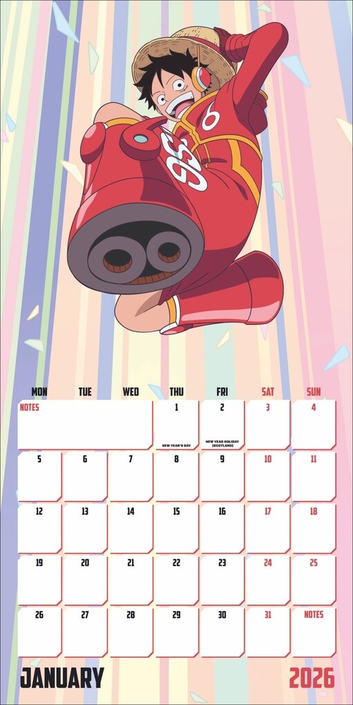 Weitere Ansicht: One Piece Broschurkalender 2026