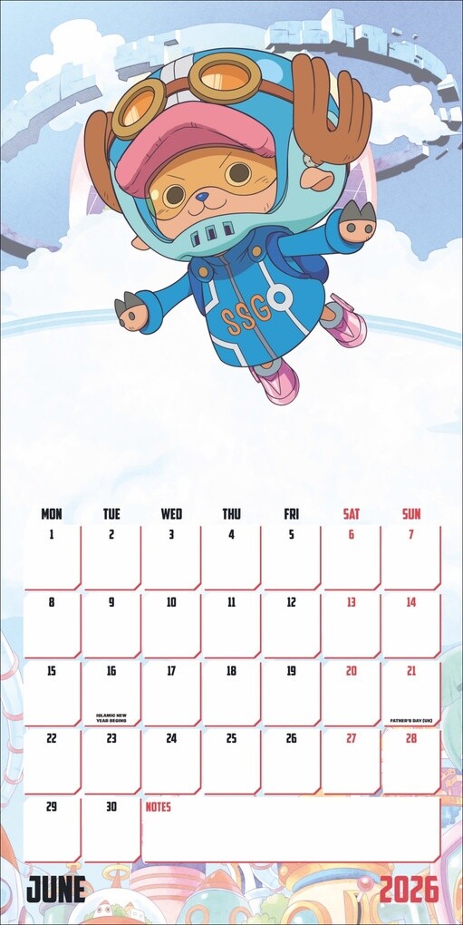 Weitere Ansicht: One Piece Broschurkalender 2026