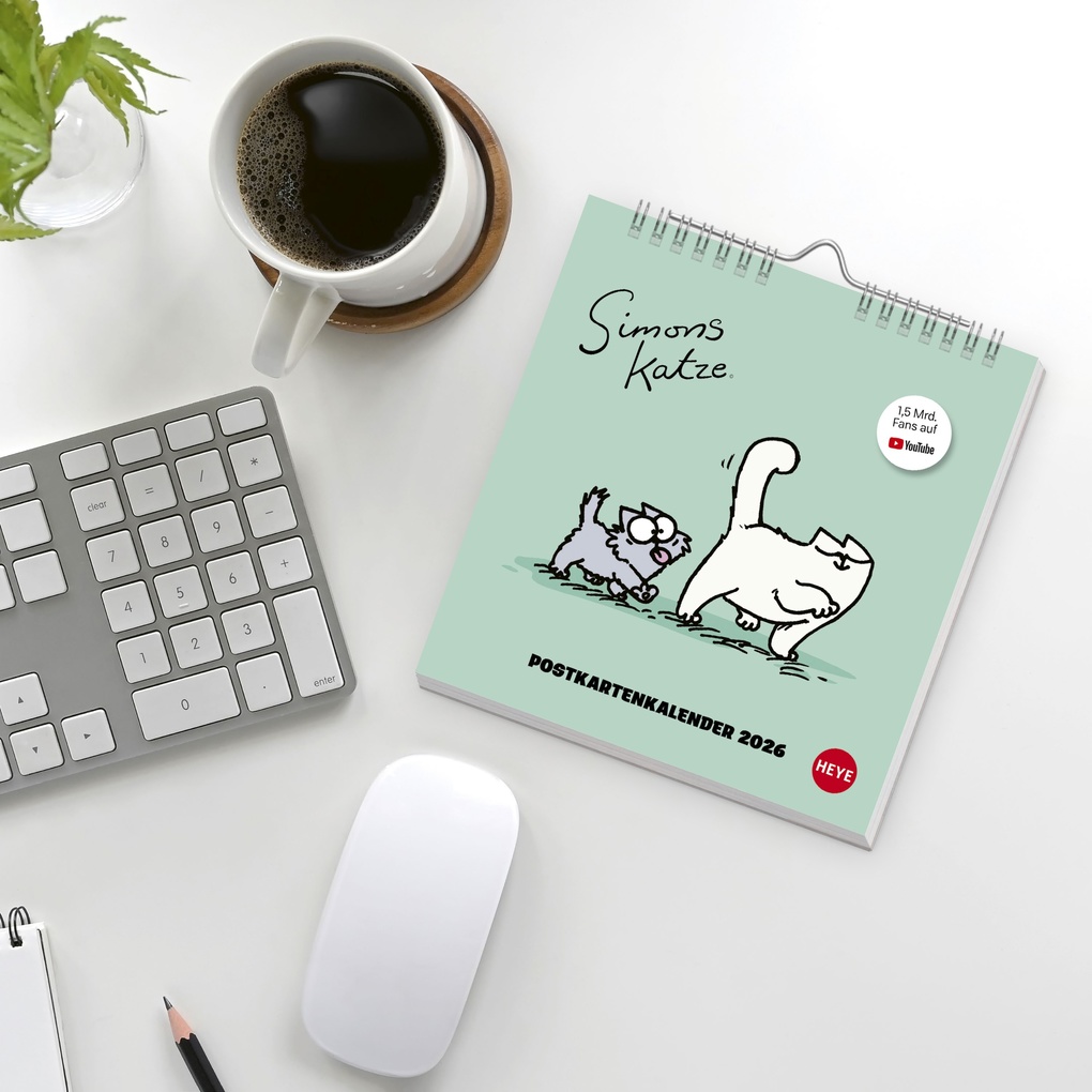 Weitere Ansicht: Simons Katze Postkartenkalender 2026
