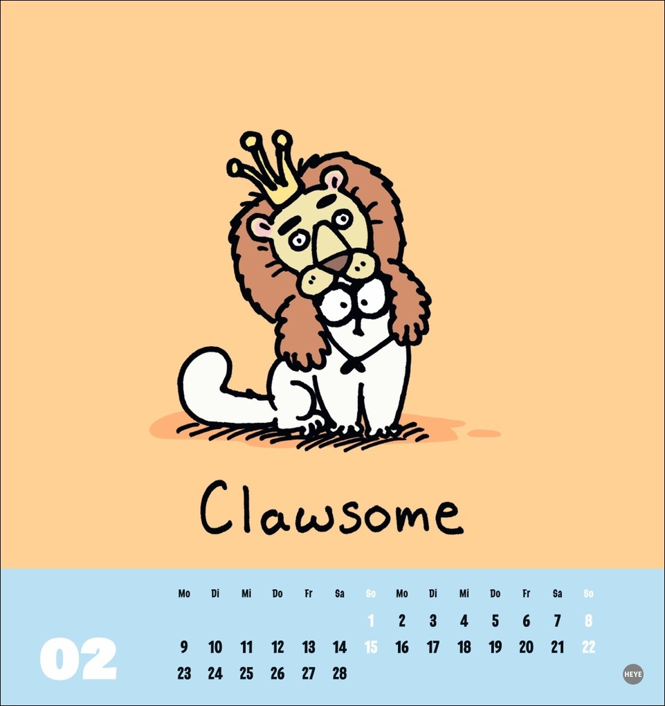 Weitere Ansicht: Simons Katze Postkartenkalender 2026