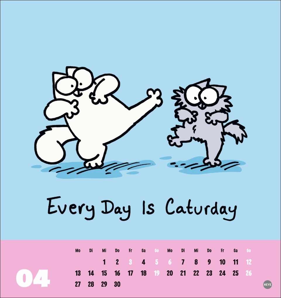 Weitere Ansicht: Simons Katze Postkartenkalender 2026