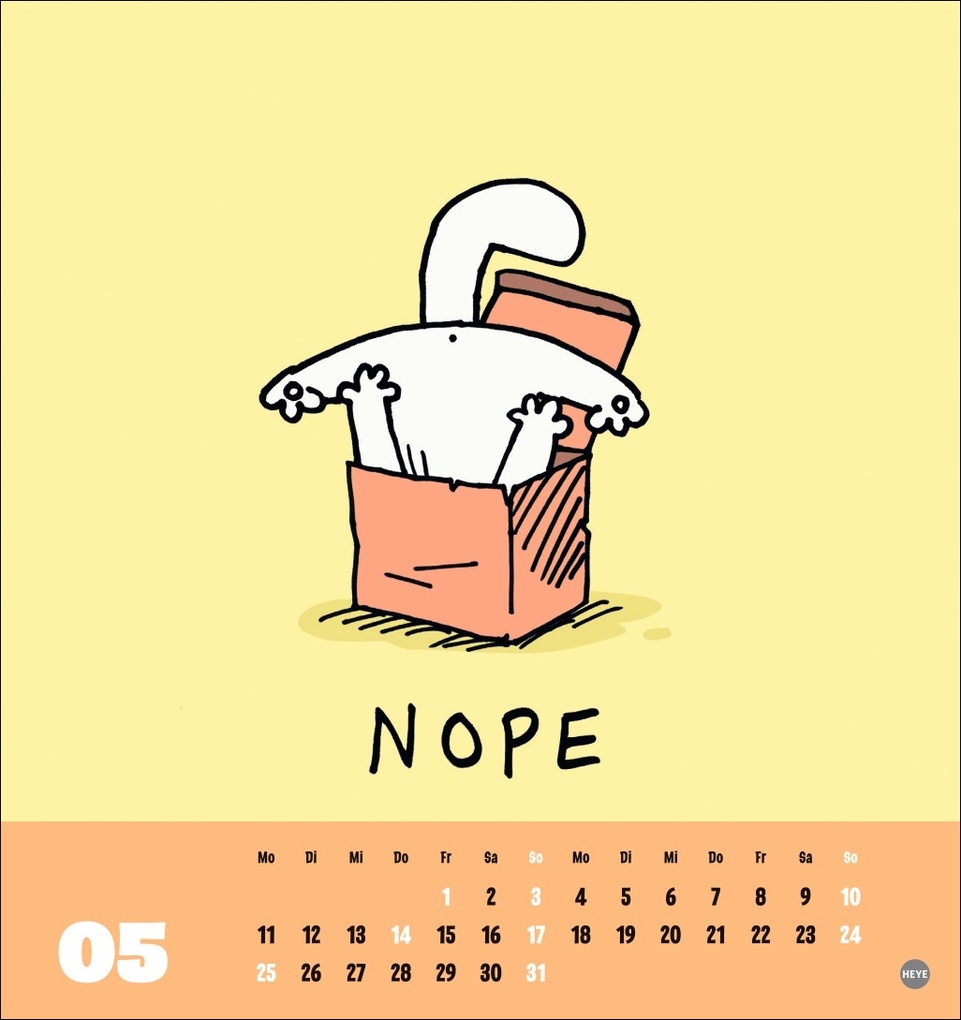 Weitere Ansicht: Simons Katze Postkartenkalender 2026