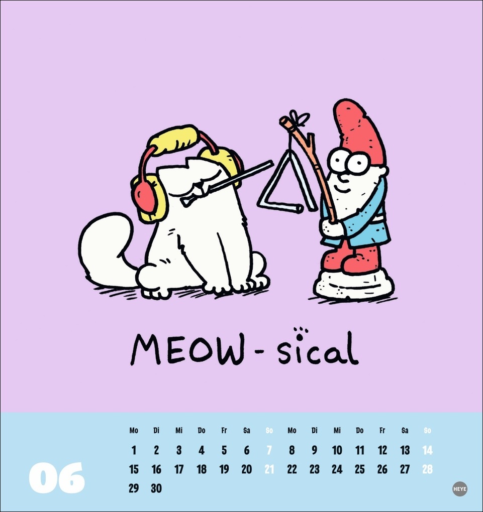 Weitere Ansicht: Simons Katze Postkartenkalender 2026