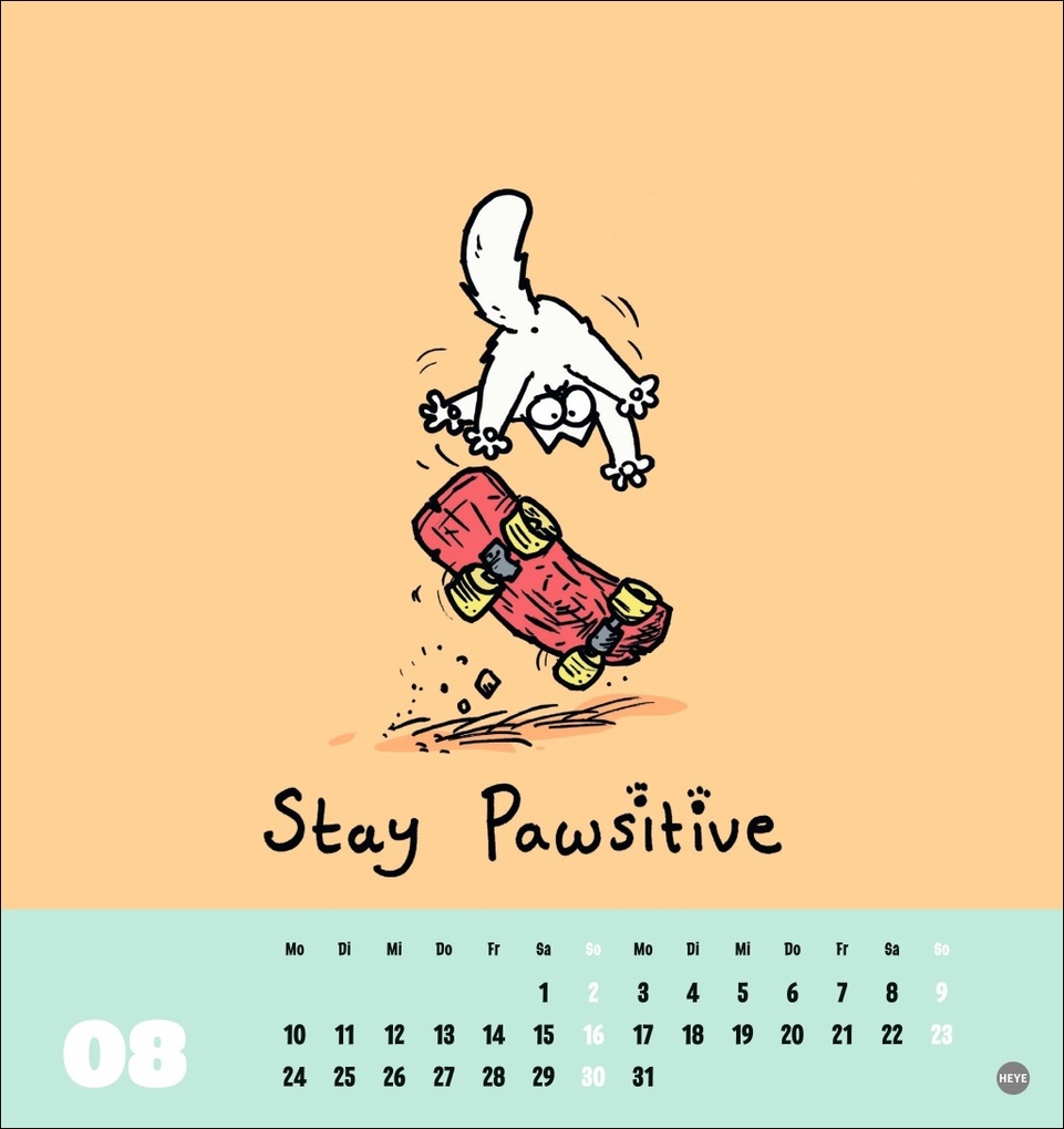 Weitere Ansicht: Simons Katze Postkartenkalender 2026