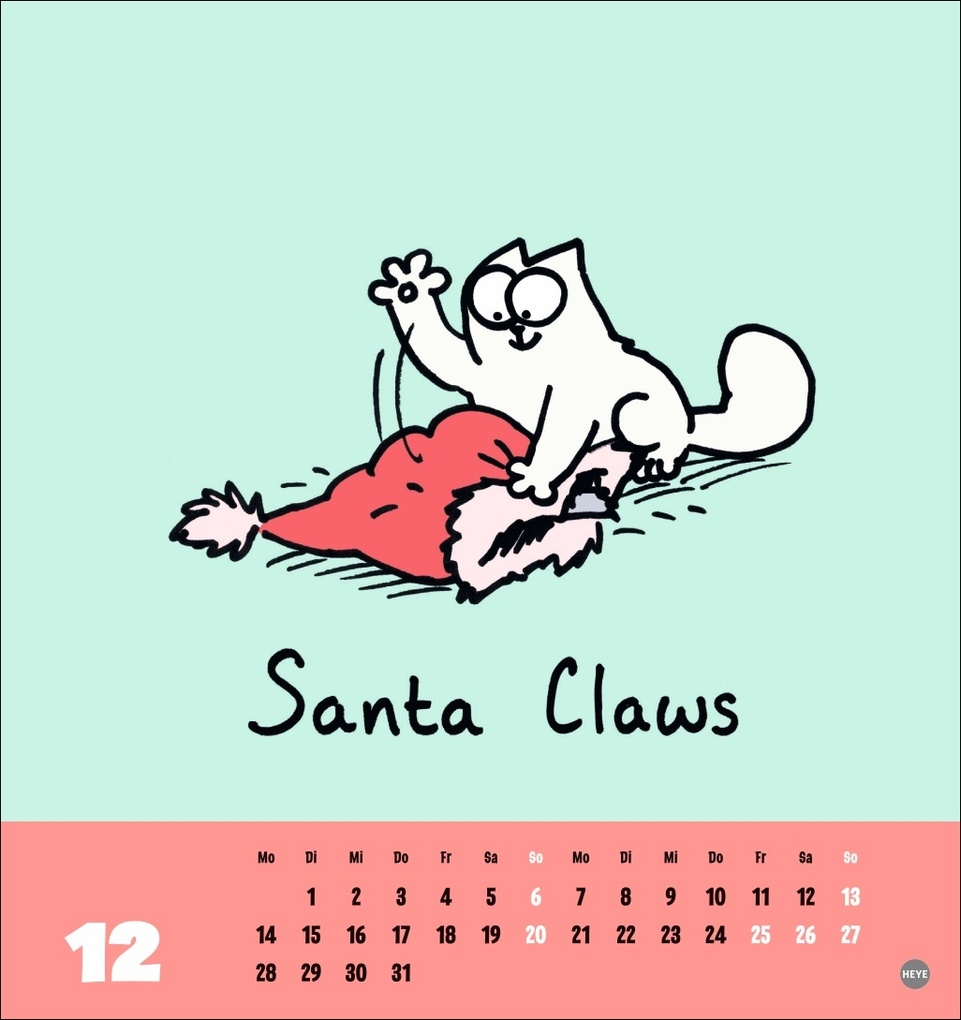 Weitere Ansicht: Simons Katze Postkartenkalender 2026