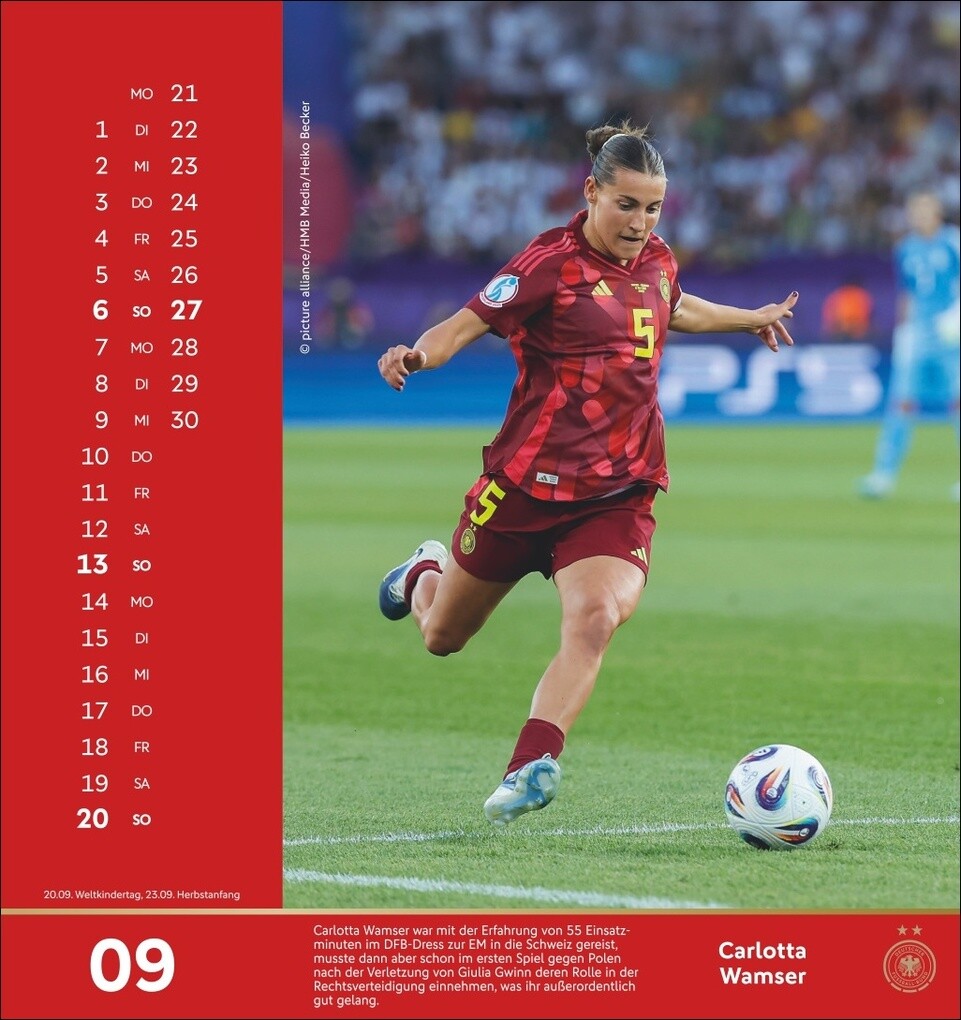 Weitere Ansicht: DFB Frauen Postkartenkalender 2026
