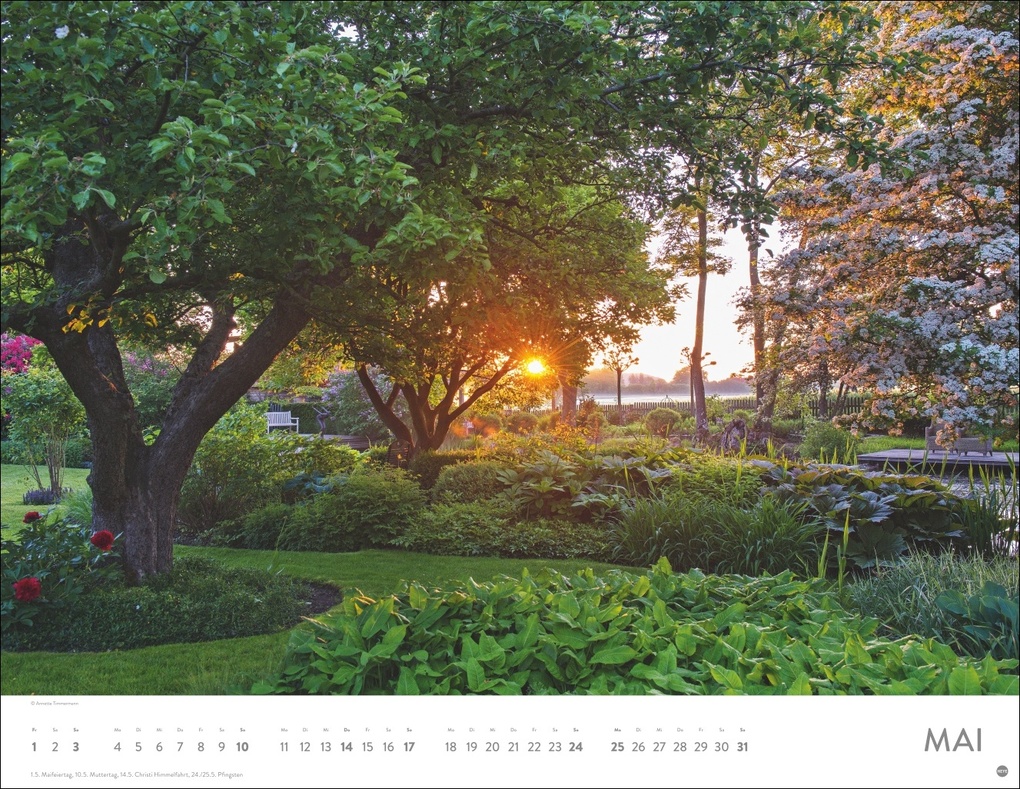 Weitere Ansicht: Gartenparadies Posterkalender 2026