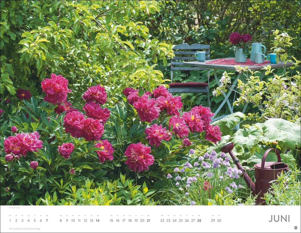 Weitere Ansicht: Gartenparadies Posterkalender 2026