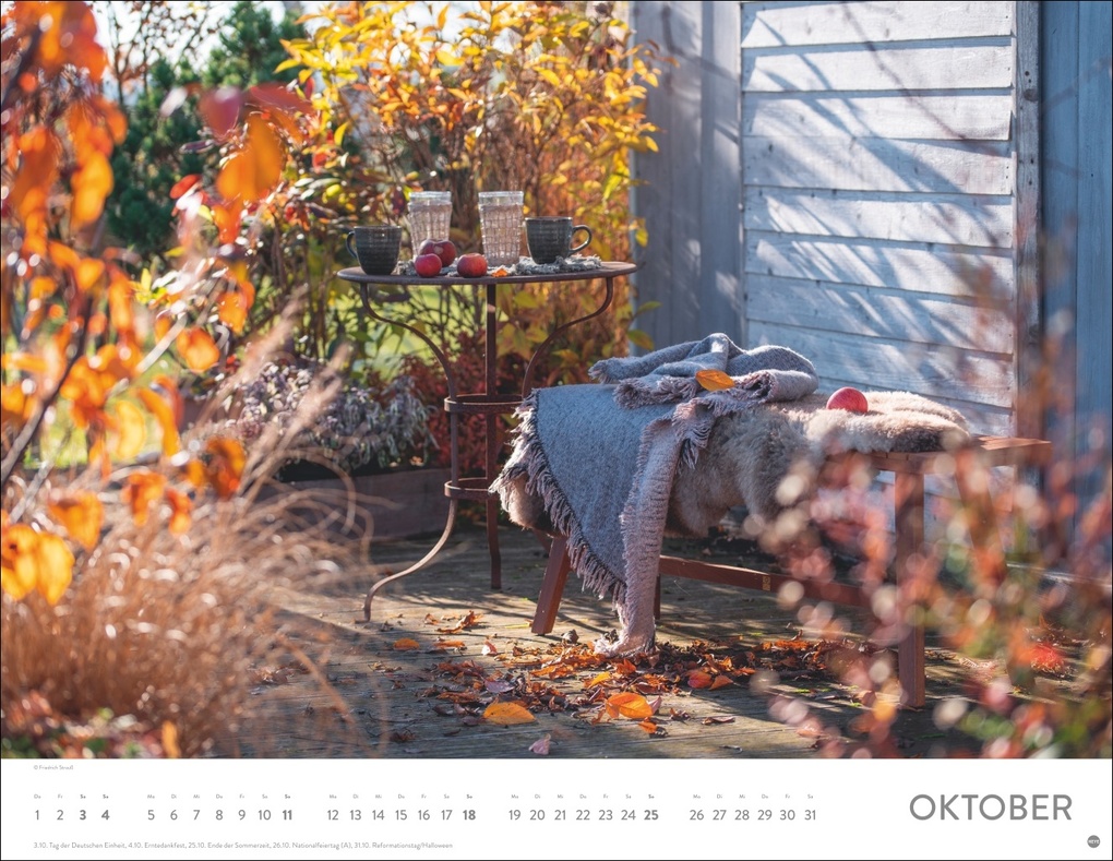 Weitere Ansicht: Gartenparadies Posterkalender 2026