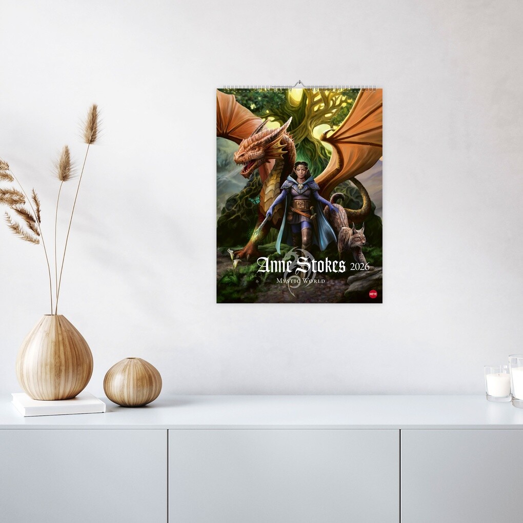 Weitere Ansicht: Anne Stokes: Mystic World Posterkalender 2026 | Anne Stokes