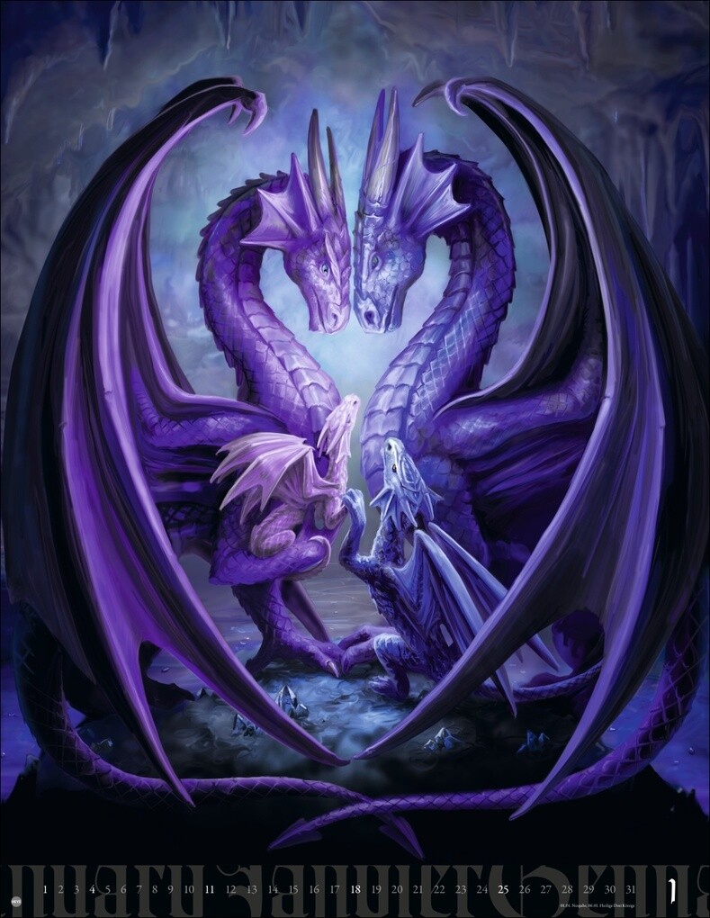 Weitere Ansicht: Anne Stokes: Mystic World Posterkalender 2026 | Anne Stokes