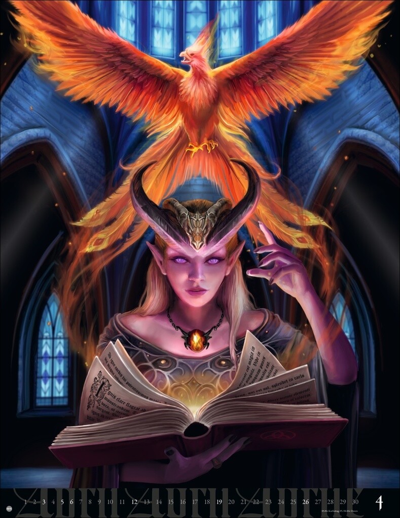 Weitere Ansicht: Anne Stokes: Mystic World Posterkalender 2026 | Anne Stokes