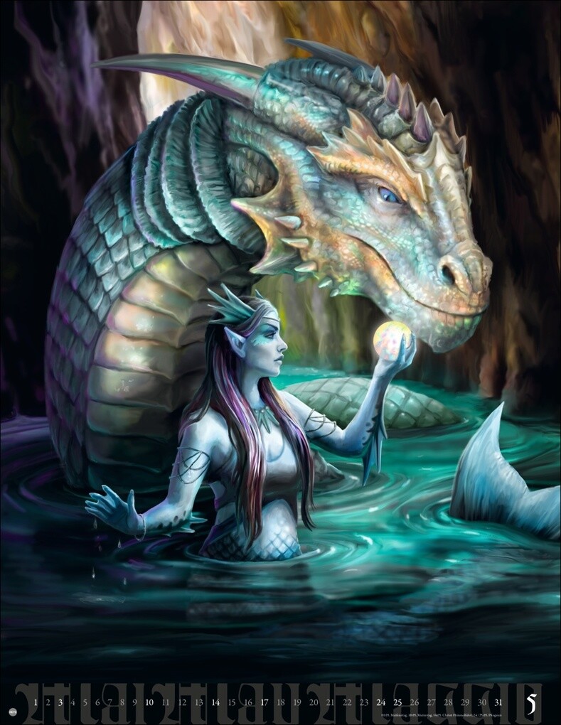 Weitere Ansicht: Anne Stokes: Mystic World Posterkalender 2026 | Anne Stokes