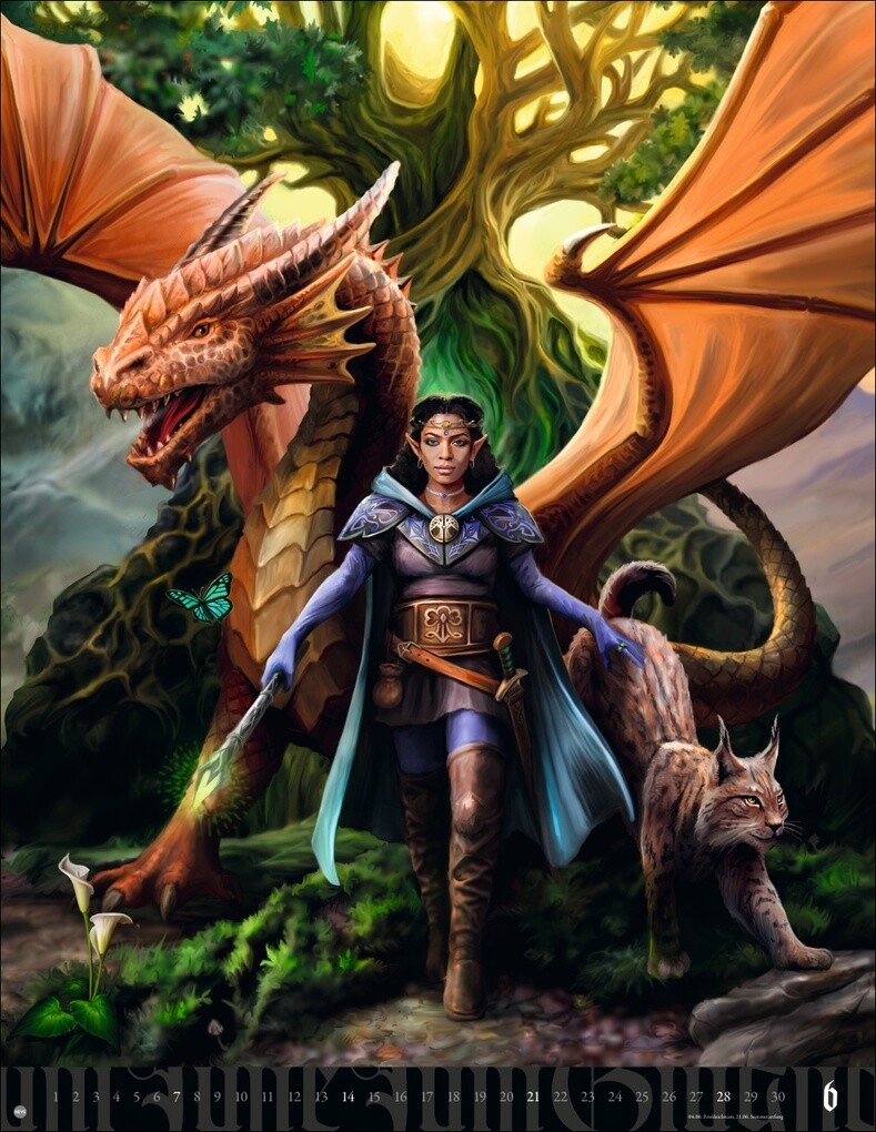 Weitere Ansicht: Anne Stokes: Mystic World Posterkalender 2026 | Anne Stokes