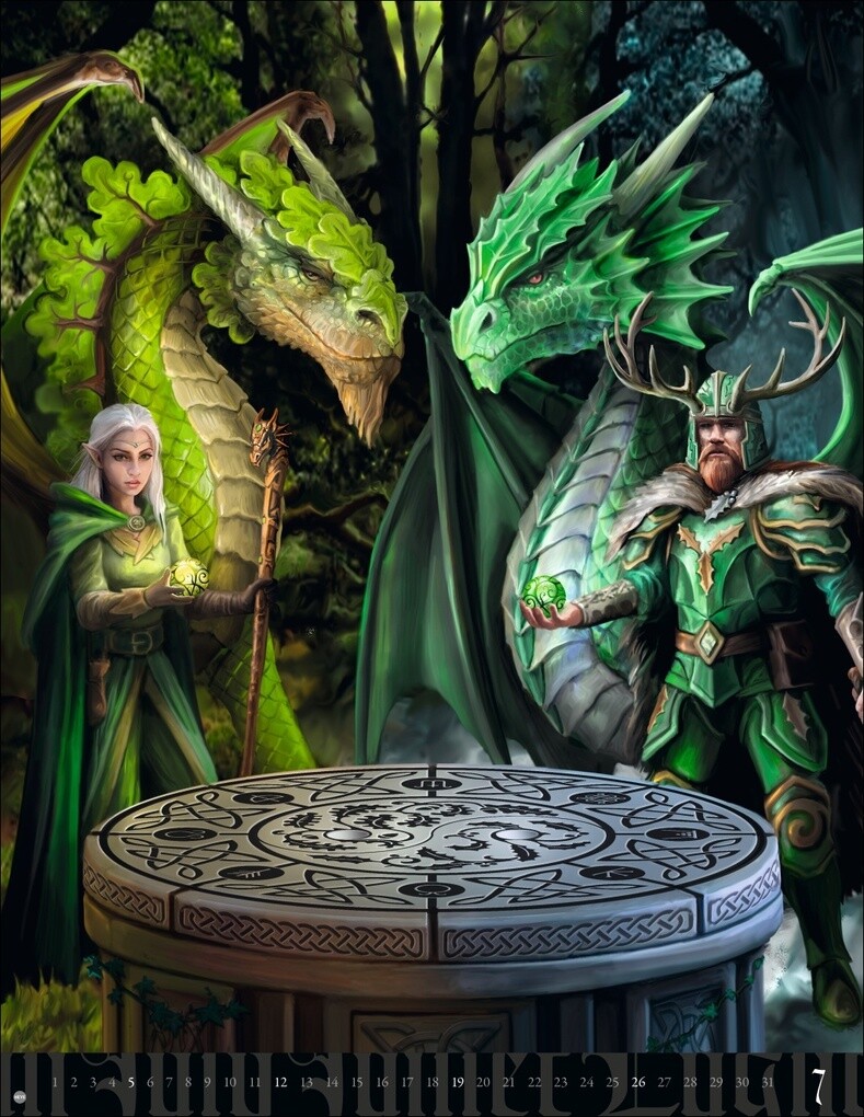 Weitere Ansicht: Anne Stokes: Mystic World Posterkalender 2026 | Anne Stokes