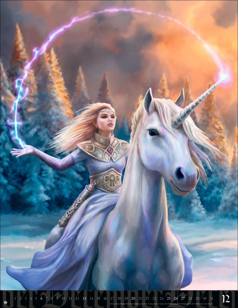 Weitere Ansicht: Anne Stokes: Mystic World Posterkalender 2026 | Anne Stokes