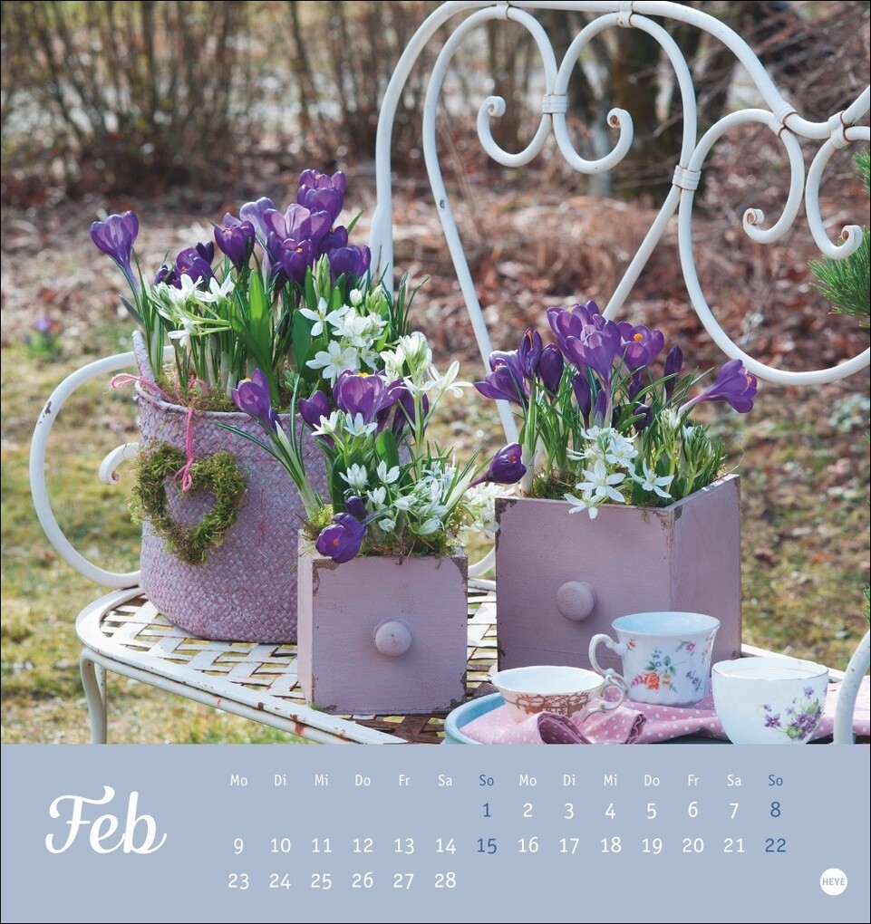 Weitere Ansicht: Herzliche Blumengrüße Postkartenkalender 2026