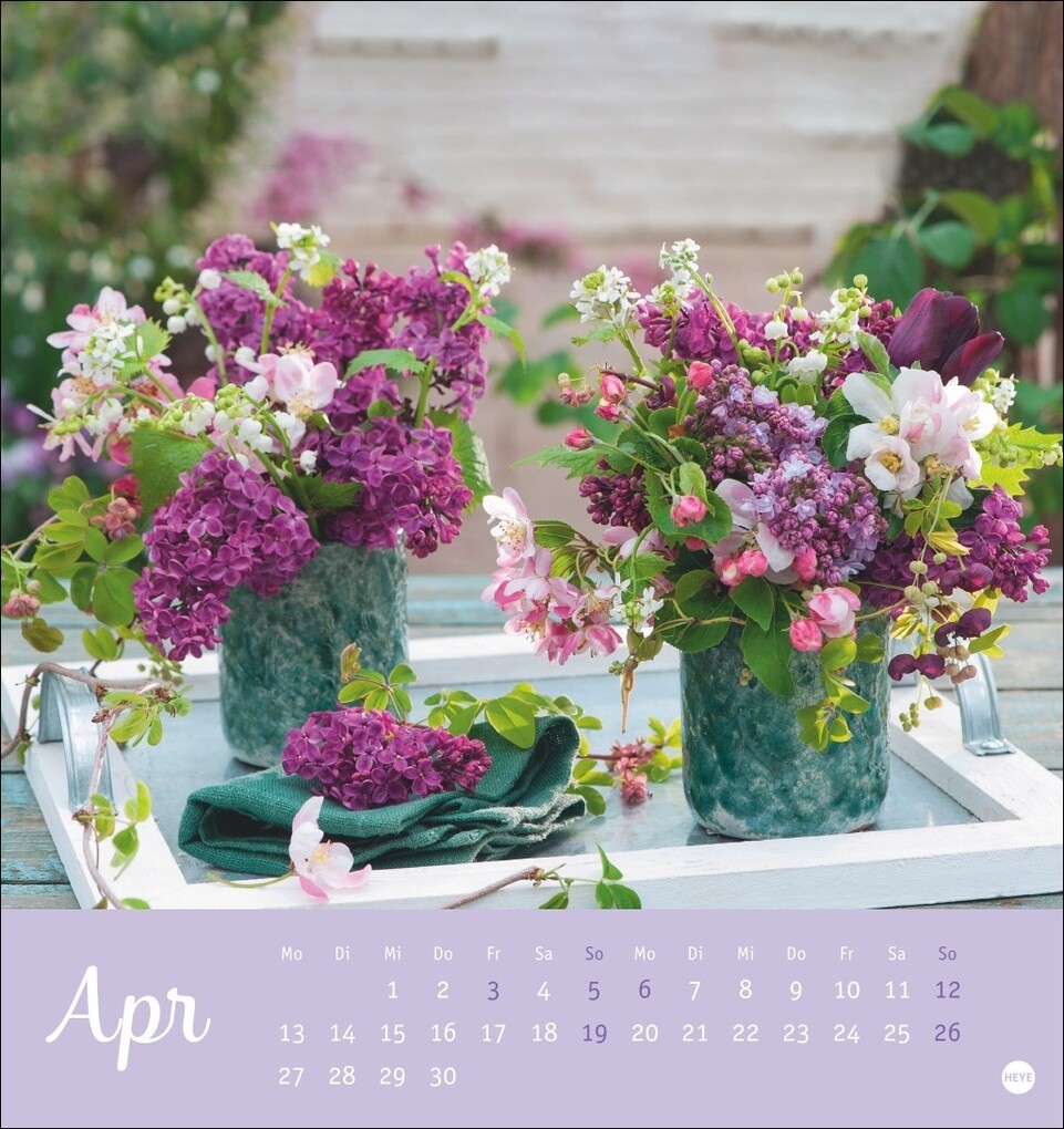 Weitere Ansicht: Herzliche Blumengrüße Postkartenkalender 2026