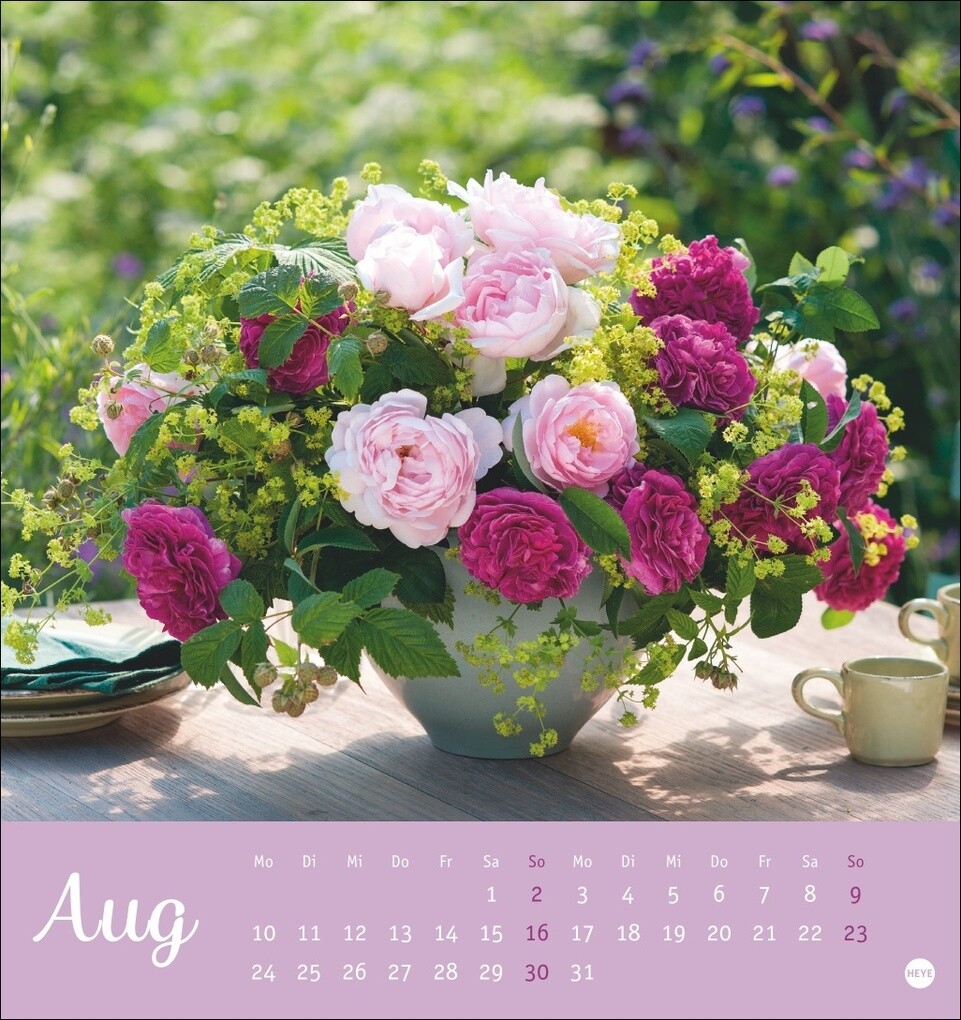 Weitere Ansicht: Herzliche Blumengrüße Postkartenkalender 2026