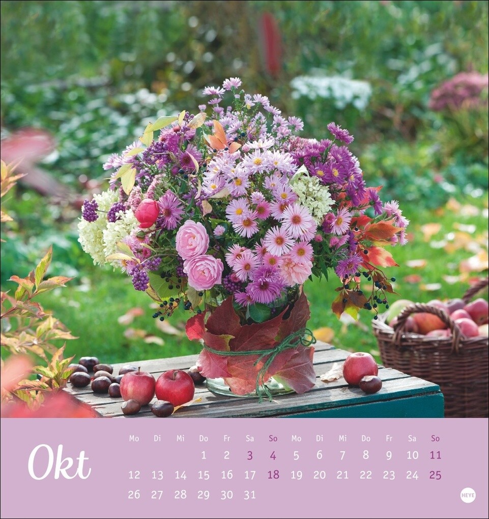 Weitere Ansicht: Herzliche Blumengrüße Postkartenkalender 2026