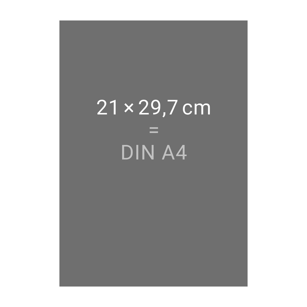 Weitere Ansicht: Premium-Bastelkalender schwarz A4 2026