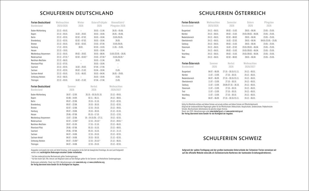 Weitere Ansicht: Kombitimer schwarz groß 2026