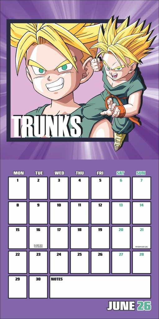 Weitere Ansicht: Dragon Ball Z Broschurkalender 2026
