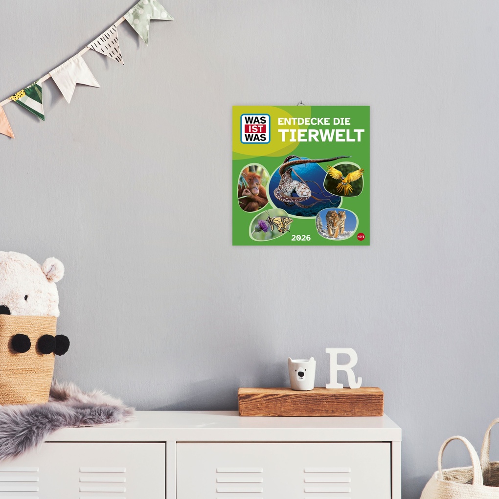 Weitere Ansicht: WAS IST WAS Tierwelt Broschurkalender 2026