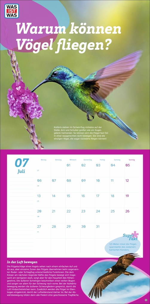 Weitere Ansicht: WAS IST WAS Tierwelt Broschurkalender 2026