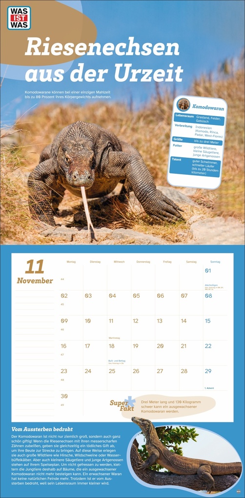 Weitere Ansicht: WAS IST WAS Tierwelt Broschurkalender 2026