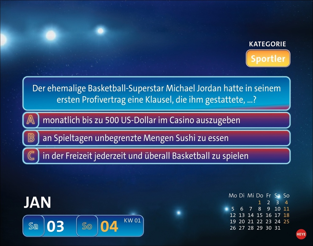 Weitere Ansicht: Wer weiß denn sowas? Tagesabreißkalender 2026