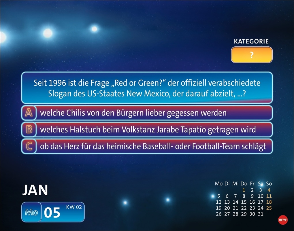 Weitere Ansicht: Wer weiß denn sowas? Tagesabreißkalender 2026