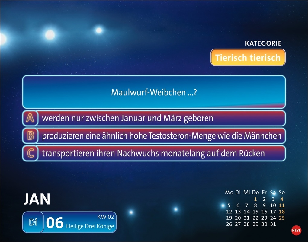 Weitere Ansicht: Wer weiß denn sowas? Tagesabreißkalender 2026