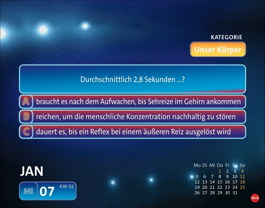 Weitere Ansicht: Wer weiß denn sowas? Tagesabreißkalender 2026